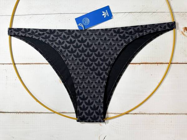 【即決】adidas アディダス 女性用 ビーチバレー ビキニ ショーツ 水着 ブルマ Gray柄 海外XL
