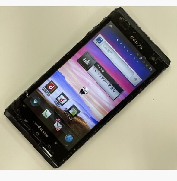 docomo T-01D ブラック 中古 状態普通 動作OK ワンセグ カメラ 送料無料