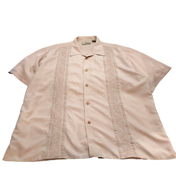 古着 cubavera 半袖シャツ キューバシャツ メキシカンシャツ オープンカラーシャツ 00s