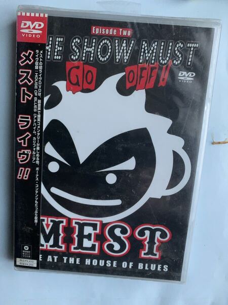 新品 国内盤 送料込み MEST メスト DVD「THE SHOW MUST GO OFF! LIVE AT THE HOUSE OF BLUES」