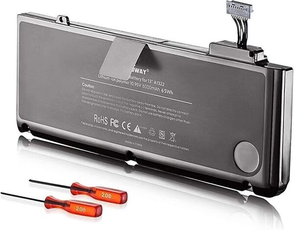 A1322 A1278バッテリー用の新しい交換用ラップトップバッテリー Mid 2009 Mid 2010 Early 2011 Late 2011 Mid 2012 Version 6000mAh 0408