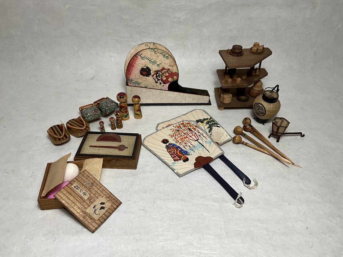 福】 古い助六？ 江戸玩具 床 お祭り踊り 納涼 木製等 練り物