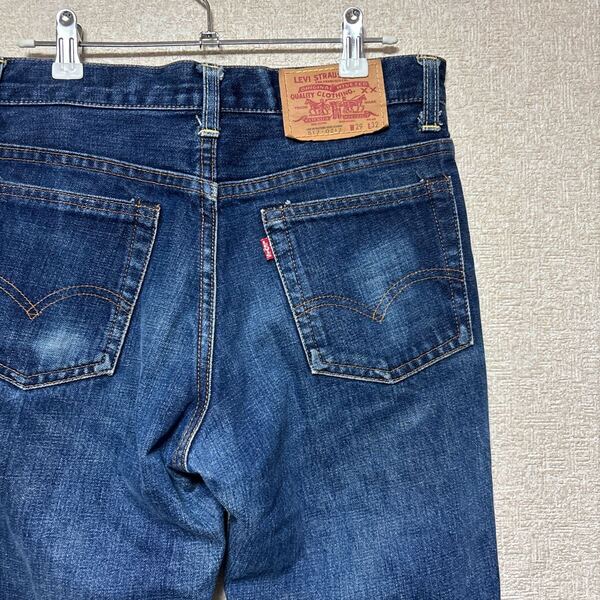 【状態◎】 90s levi's リーバイス 517-0217 ビッグE バレンシア工場 USA製 W29L32 刻印555 フレアデニム ブーツカットデニム