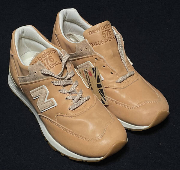 希少モデル 新品 NEW BALANCE M576VT 30周年記念ホーウィン社製ベジタンレザー UK製 US8 26cm
