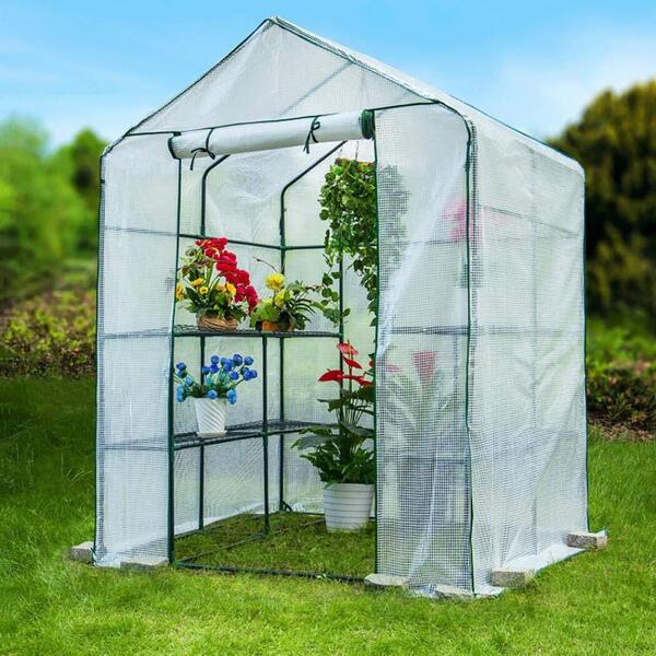 大型PVC温室 143x143x195cm、耐荷重8kg/棚 新登場! ユーザー