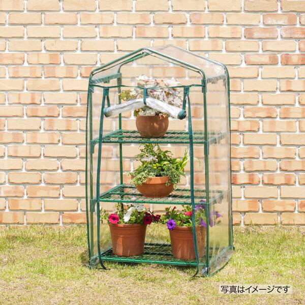 簡単組立!3段式ビニール温室 - 植物保護&栽培 高品質 安全設計 操作簡単 3
