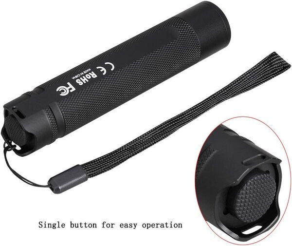 トレンド 懐中電灯 UV 5W 365nm紫外線キスライト ウッド灯検査 マネ-