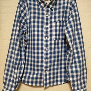 【洗濯済】Abercrombie & Fitch 長袖シャツ Lサイズ アバクロンビー&フィッチ