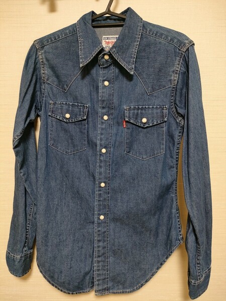 Levis リーバイス 長袖シャツ Sサイズ デニム 014