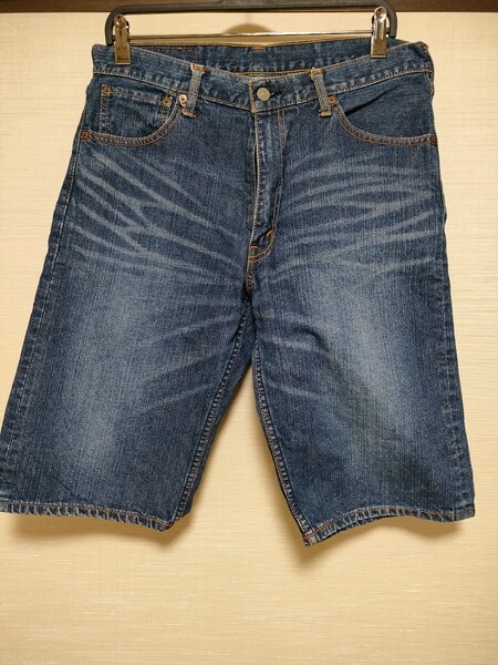 Levis リーバイス 703 W34 L13 ジーンズ デニム ハーフパンツ 015