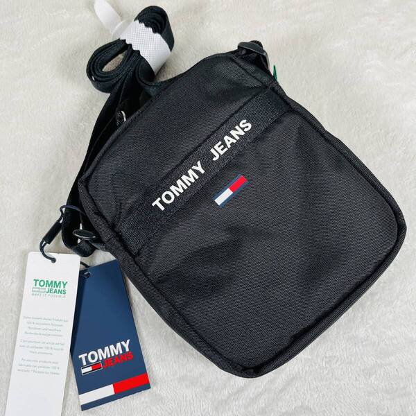新品未使用 TOMMY JEANS トミージーンズ TOMMY HILFIGER トミーヒルフィガー 斜め掛けバッグ ショルダーバッグ AM0AM07768 BDS ブラック