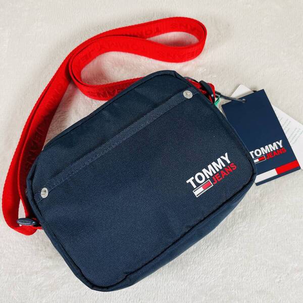 新品未使用 TOMMY JEANS トミージーンズ TOMMY HILFIGER トミーヒルフィガー 斜め掛けバッグ ショルダーバッグ AW0AW10155 0GZ ネイビー