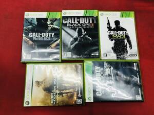 コールオブデューティ ブラックオプス Ⅰ Ⅱ モダンウォーフェア 2 3 Call of duty Modern warfare ゴースト 即買い! 5本 セット