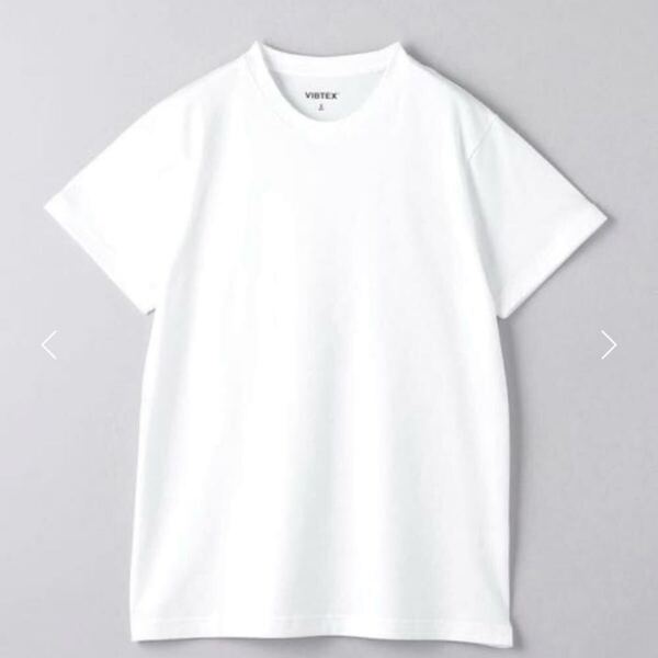 送料込み◆新品 UNITED ARROWS × VIBTEX ユナイテッドアローズ 別注 ビブテックス クルーネック Tシャツ―抗菌・防臭 M