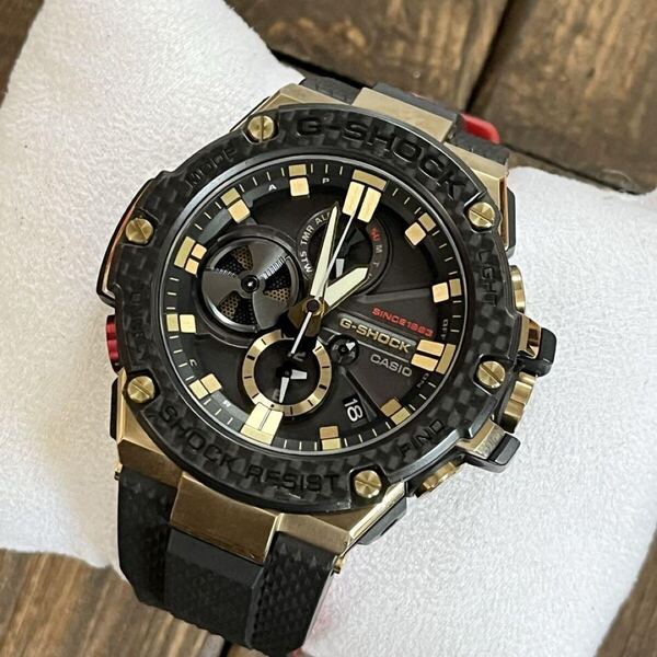 【美品】CASIO G-SHOCK G-STEEL 35周年 ゴールドトルネード
