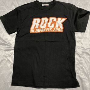 ロックインジャパン 2005 Tシャツ rock in japan バンドT ライブT フェス グレー