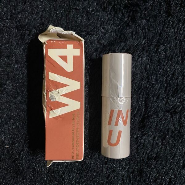 704a1933☆ INTO U カスタマイズエアリーリップマッド エア泥リップ マットリップ 落ちない 乾燥しない 高発色 #W4 テディブラウン