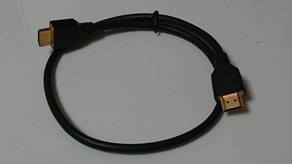 中古◆Panasonic・HDMIケーブル・0.5m/1本