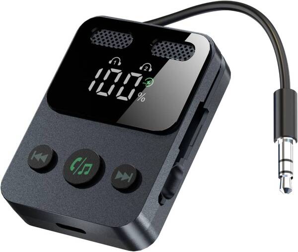 Ewin Bluetooth 5.3 トランスミッター & レシーバー 3.5mm 2台同時接続 受信機+送信機 2-in-1 【管理番号:A249】