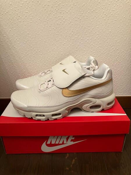 NIKE ナイキ エアマックスプラス ティエンポ 29cm ホワイト ゴールド AIR MAX PLUS TNPO