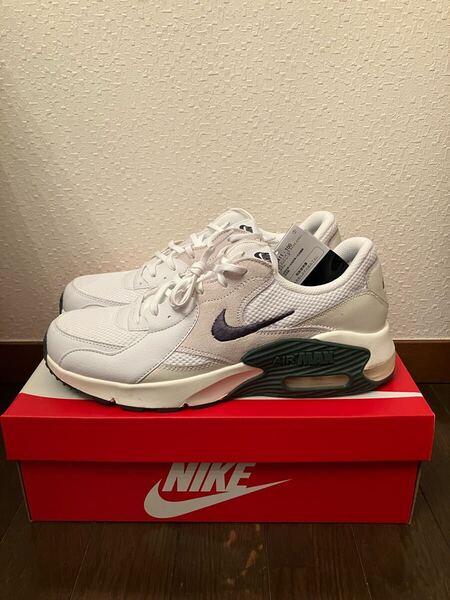 NIKE ナイキ エアマックス エクシー ウィメンズ29cm ホワイト グリーン AIRMAX レディース