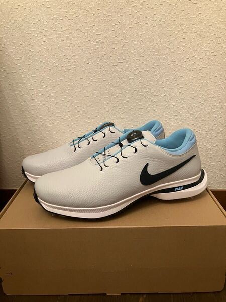 NIKE ナイキゴルフ エアズームビクトリーツアー3 ボア 29cm グレー ブルー ワイド AIR ZOOM