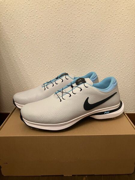 NIKE ナイキゴルフ エアズームビクトリーツアー3 ボア 29.5cm グレー ブルー ワイド AIR ZOOM