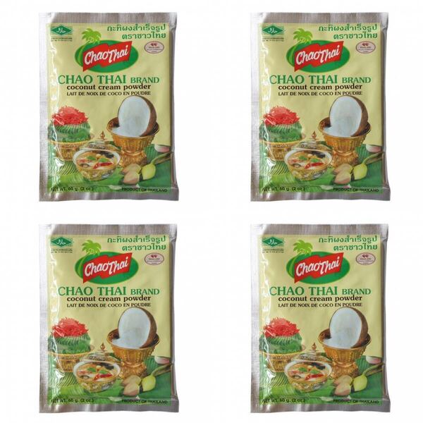 ココナッツクリームパウダー CHAOTHAI (チャオタイ) 60g ×4袋