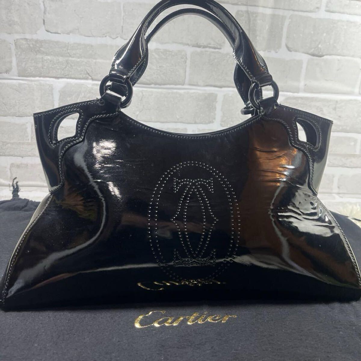 ★美品★ Cartier カルティエ マルチェロ ハンドバッグ エナメル 楽天市場】【バッグ】Cartier カルティエ マルチェロ ドゥ