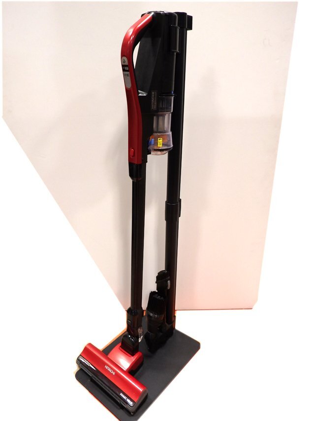34分 格安訳有り品 中古 日立掃除機 ラクかる PV-BHL1000J1 赤