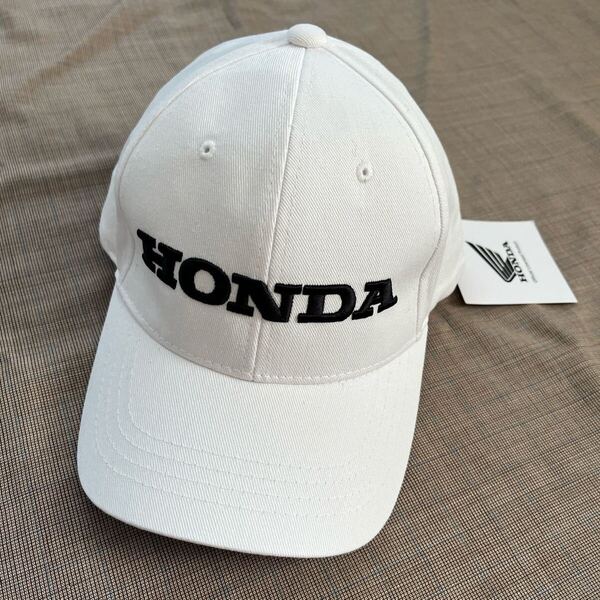 【 HONDA / ホンダ 】ロゴキャップ CAP 帽子 ホワイト 白