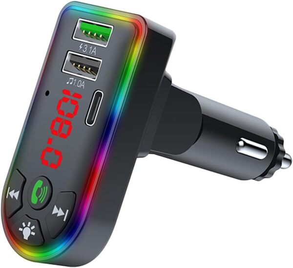 FMトランスミッター Bluetooth デュアルUSBポート