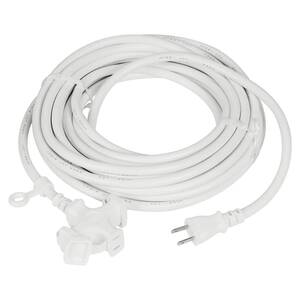 kowa ソフトタイプ延長コード 15A・10m 3ツ口 シロ KGM118-10 日本製