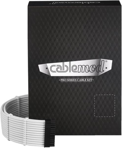 CableMod E-Series Pro ModMesh Sleeved Cable Kit for EVGA G/G+ / P/P+ / T (White)