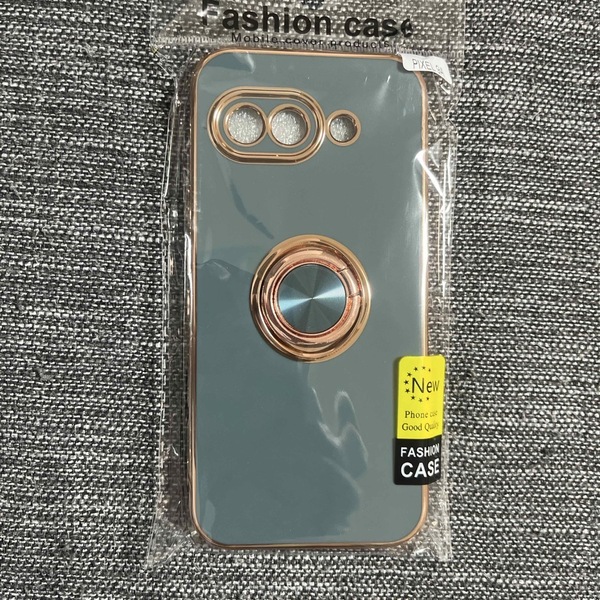 Pixel 9a ケース TPU リングG グレー