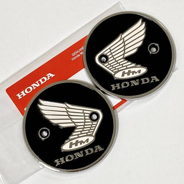 CD50 純正 タンク エンブレム 左右 ● ☆ HM ウイング 旧ロゴ クラシック CA200 CA95 CB160 ベンリィCB92スーパースポーツ CL50 CL90 S90