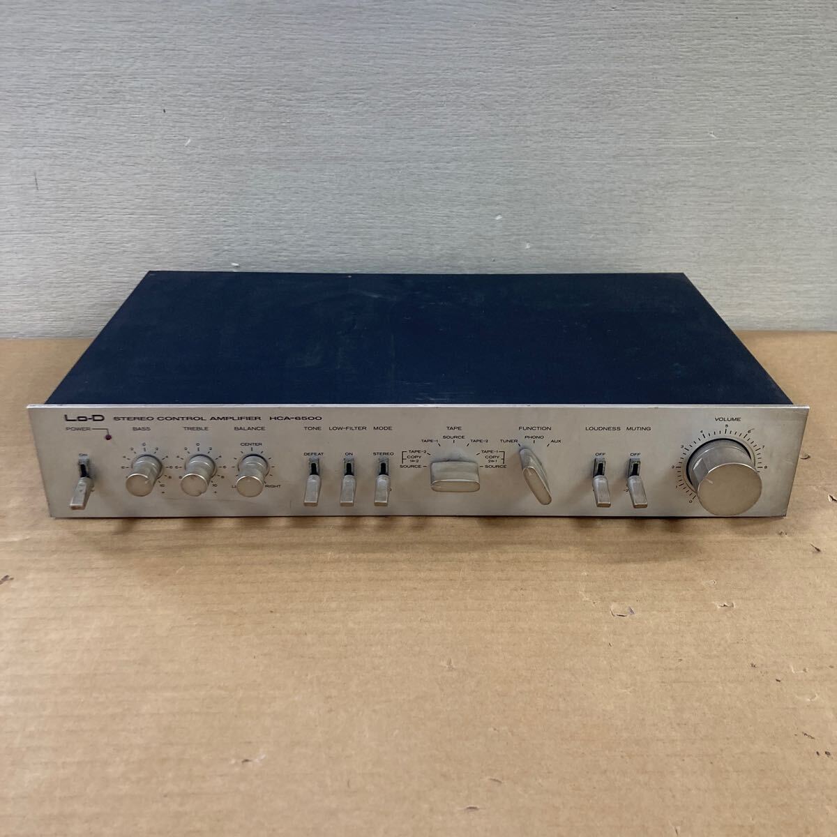 Lo-D HCA-6500 ローディ ステレオ コントロール アンプ 中古