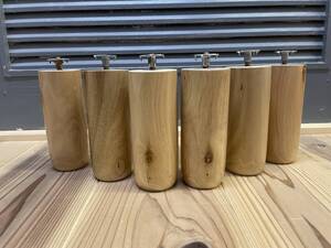 DIY 素材 脚 家具 ソファー 椅子 ベッド テーブル 座卓 6本セット