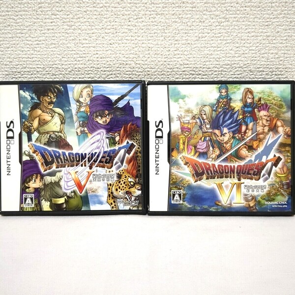 【現状品】ニンテンドーDS ドラゴンクエスト5+6 セット ドラクエ DQ 鳥山明 堀井雄二 すぎやまこういち スクウェア・エニックス スクエニ