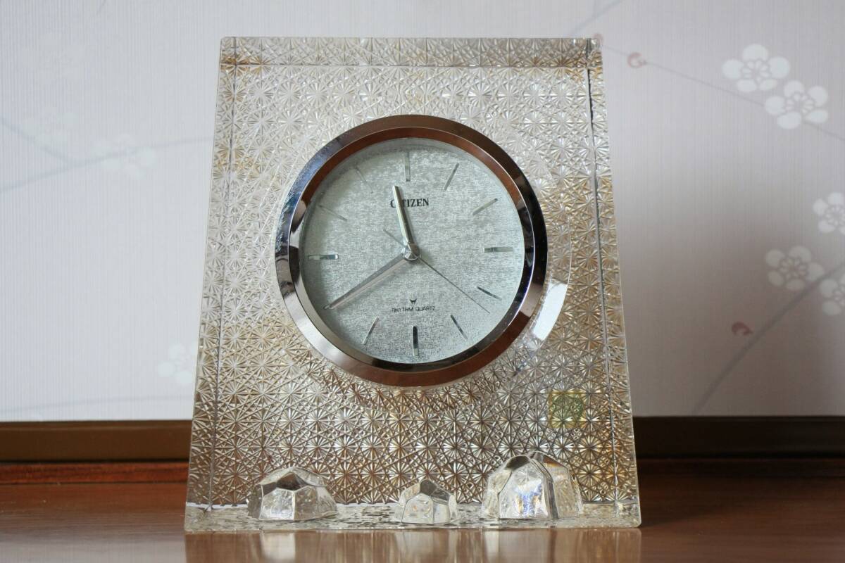 希少 新品未使用 シチズン ガラス アナログ置時計 クリスタルデュー 2025年最新】Yahoo!オークション -シチズン 置時計 ガラスの中古