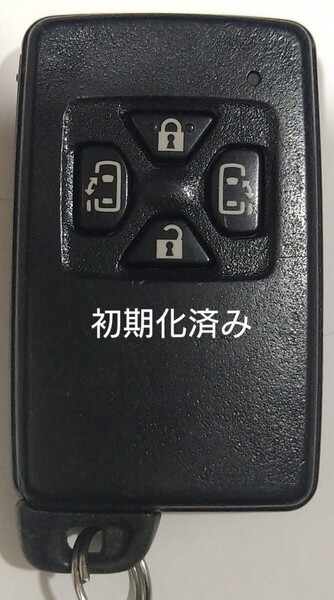 初期化済トヨタ純正スマートキー4ボタン70ノアヴォクシーアルファードヴェルファイアアイシス基盤番号271451-6230 新品電池サービス10