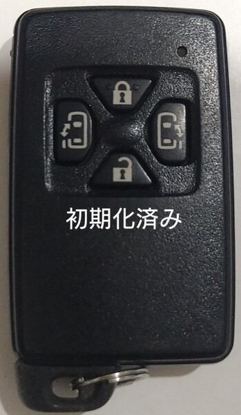 初期化済トヨタ純正スマートキー4ボタン70ノアヴォクシーアルファードヴェルファイアアイシス基盤番号271451-6230 新品電池サービス22