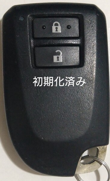 初期化済トヨタ純正スマートキー 2ボタン 200系ハイエース 007-AF0105新品電池サービス⑥