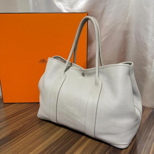 ★正規品 美品★HERMES エルメス ガーデンパーティ PM ネゴンダ □P刻印