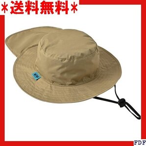 ☆人気商品☆ B022 キウ はっ水 撥水 キッズ ハット 子供用 帽子 UV 無地 シンプル ベージュ KEC004S- 115