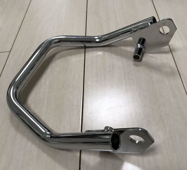 【新品☆送料込】 エイプ APE50 タンデムバー グラブバー メッキ 取付簡単! ALCAN hands