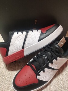 новый товар обычная цена 21780 NIKE JORDAN RETRO 1 G 28.5cm кожа Nike туфли для гольфа шиповки красный черный Jordan мужской Golf