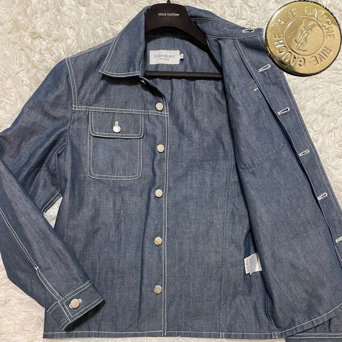 Yahoo!オークション -「saint laurent デニム ジャケット」(男性 Yahoo!オークション -「saint laurent デニム ジャケット」(男性