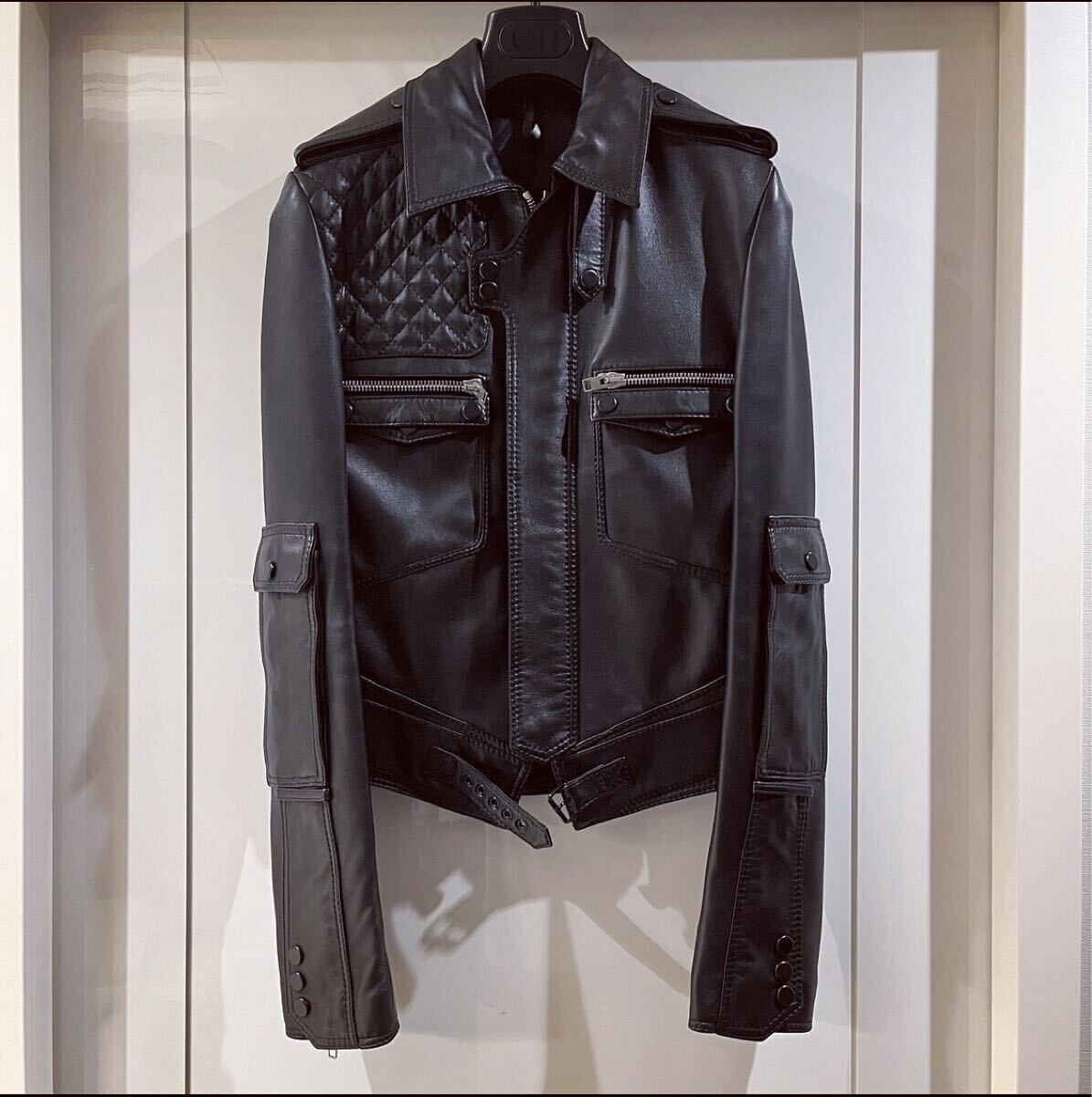Yahoo!オークション -「dior homme レザー ジャケット Yahoo!オークション -「dior homme レザー ジャケット