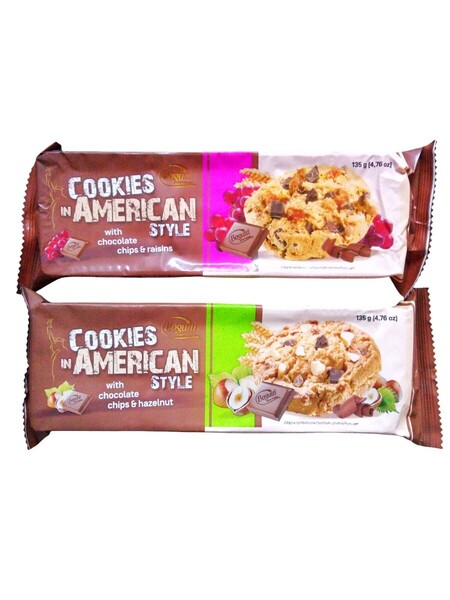 ポーランド産 アメリカンスタイルクッキー 2種セット 焼き菓子 デザート 外国菓子 スイーツ お茶会 お菓子詰め合わせ